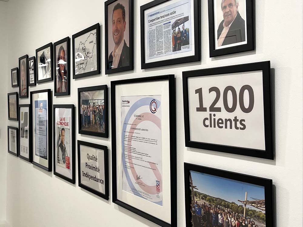 décoration de l'entrée chez Lempereur & Associés