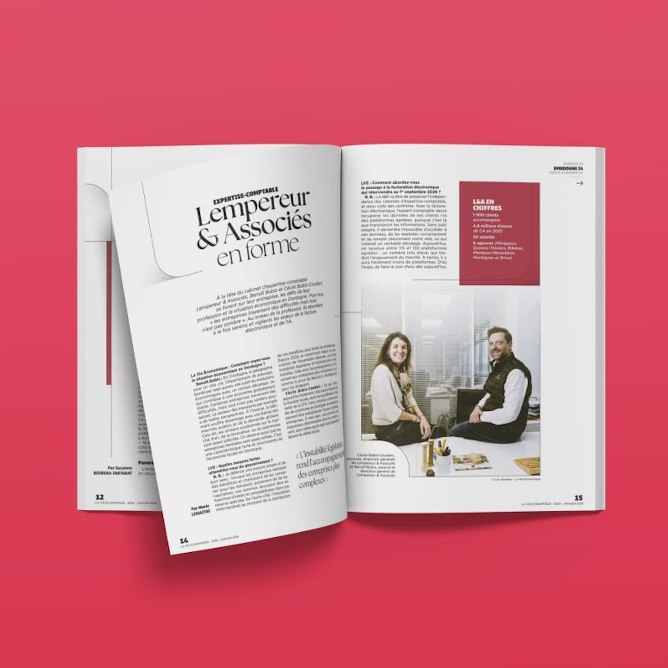 L&A à l&rsquo;honneur dans La Vie Economique du Sud-Ouest !